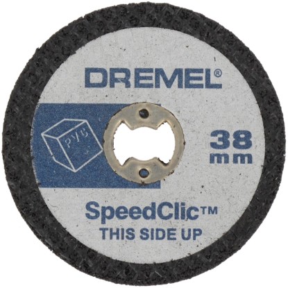 Dremel SC476 műanyag vágókorong, 38 mm, SpeedClic rendszer a gyors szerszámcseréhez. Dremel SC476 műanyag vágókorong, 38 mm, SpeedClic rendszer a gyors szerszámcseréhez.
