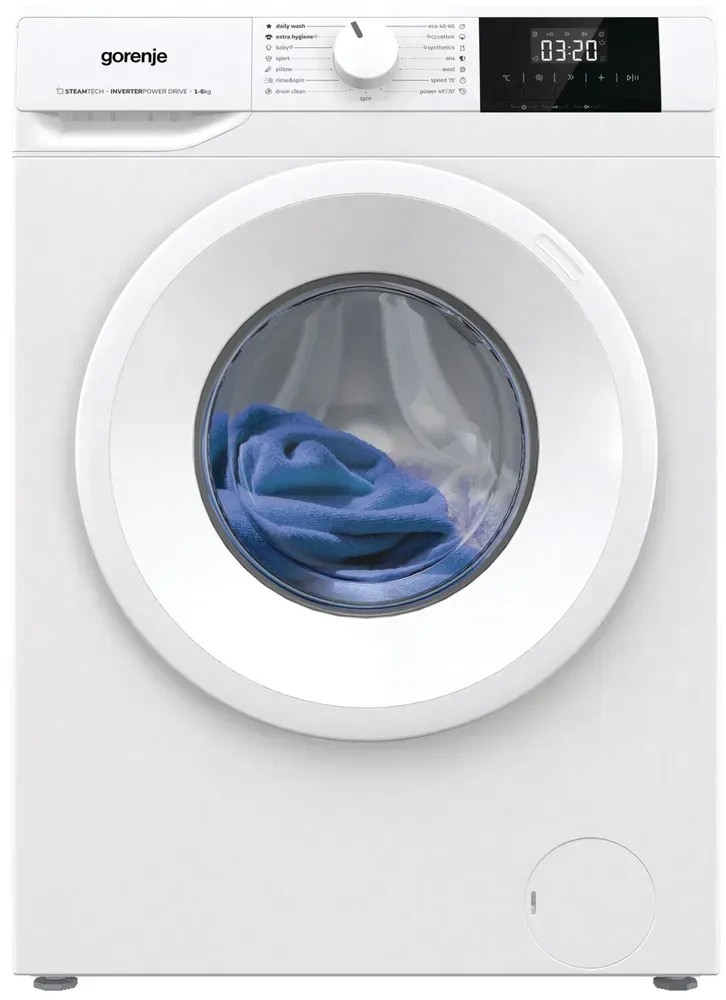 Gorenje Keskeny elöltöltős mosógép WNGPI61SBS Gorenje Keskeny elöltöltős mosógép WNGPI61SBS