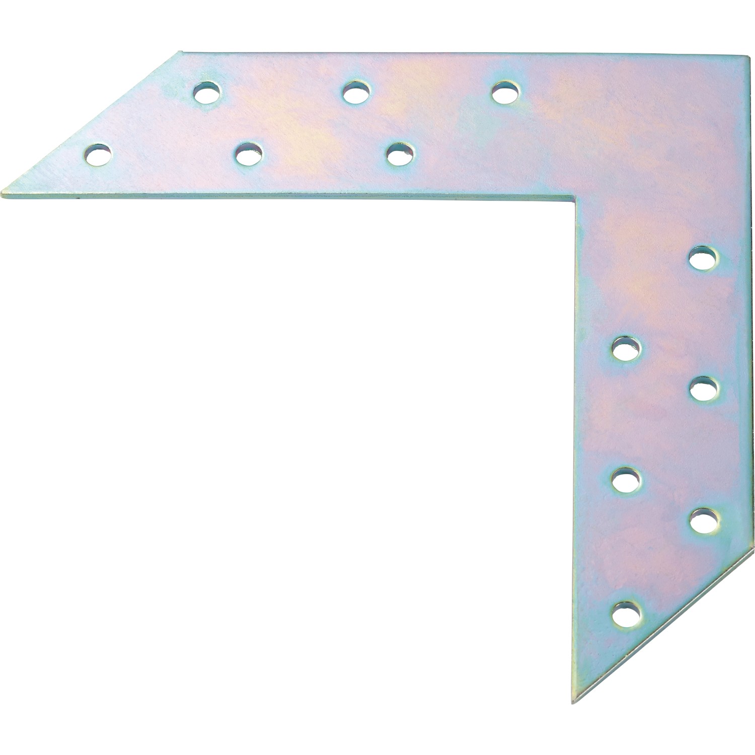 Sarokösszekötő horganyzott fehér 150 mm x 150 mm x 35 mm Sarokösszekötő horganyzott fehér 150 mm x 150 mm x 35 mm