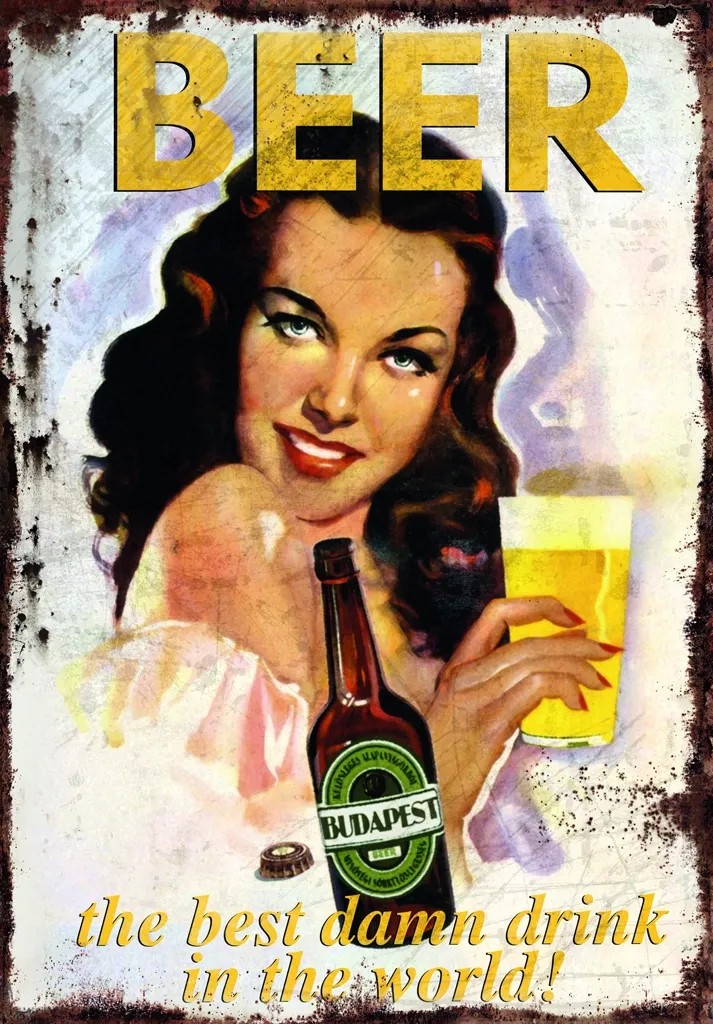 Retro-Gift hűtőmágnes Best Damn Drink in the World 9 cm x 6,5 cm Retro-Gift hűtőmágnes Best Damn Drink in the World 9 cm x 6,5 cm