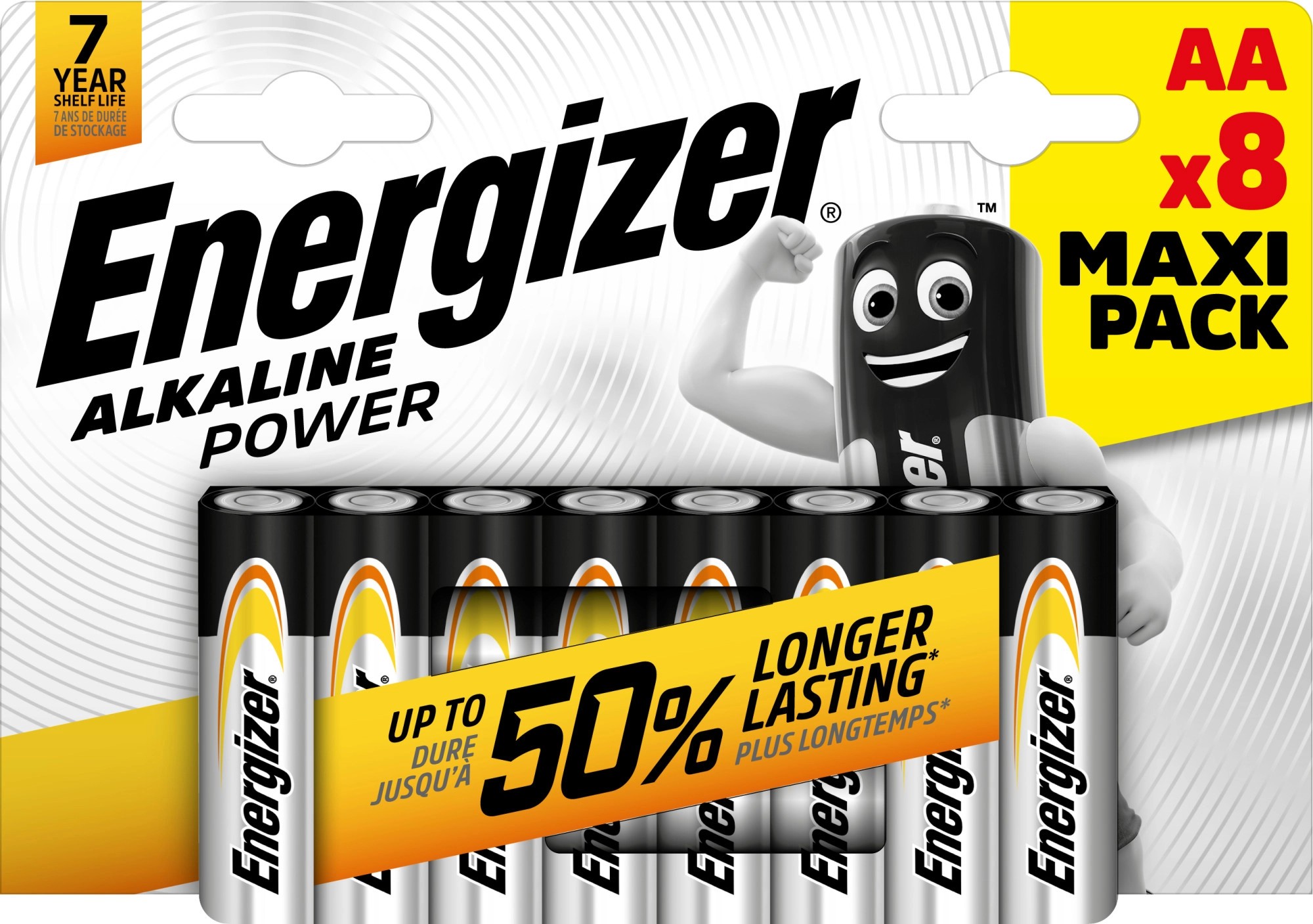 Energizer elem alkáli Power mignon AA 8 db Energizer elem alkáli Power mignon AA 8 db