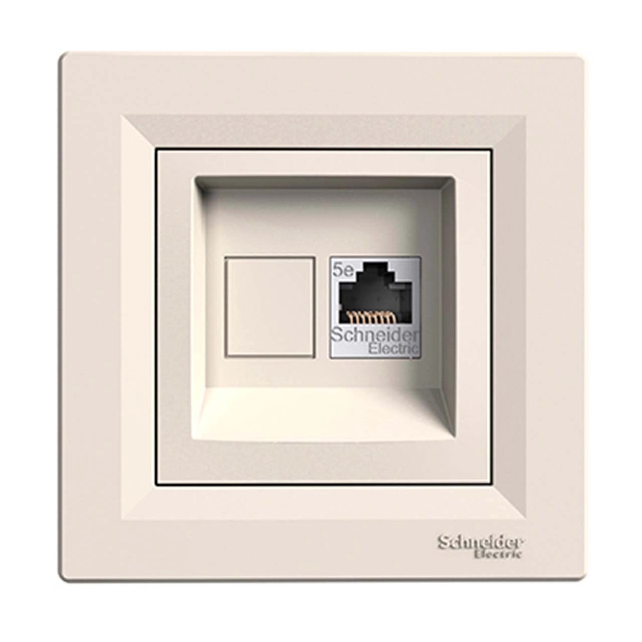 Asfora RJ45 adatcsatlakozó CAT5E UTP bézs Asfora RJ45 adatcsatlakozó CAT5E UTP bézs