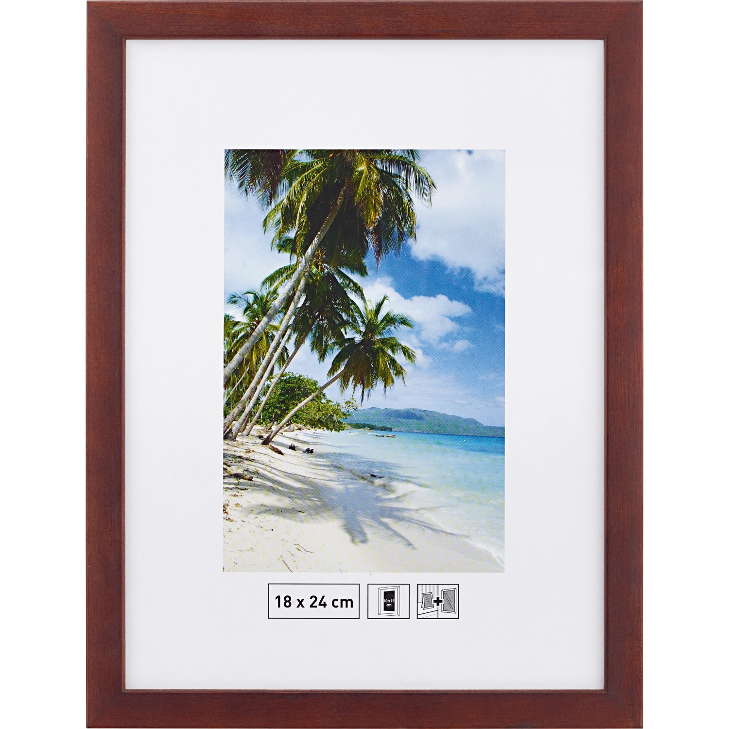 Fa képkeret mahagóni sima 18 cm x 24 cm Fa képkeret mahagóni sima 18 cm x 24 cm