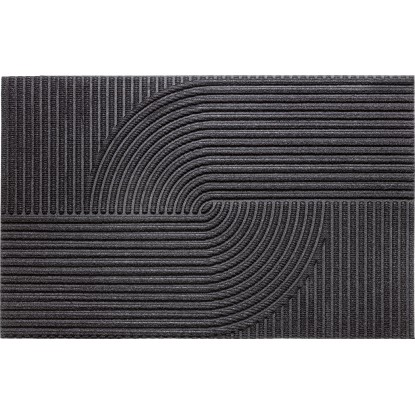 Texturált lábtörlő antracitszürke 60 cm x 90 cm Texturált lábtörlő antracitszürke 60 cm x 90 cm