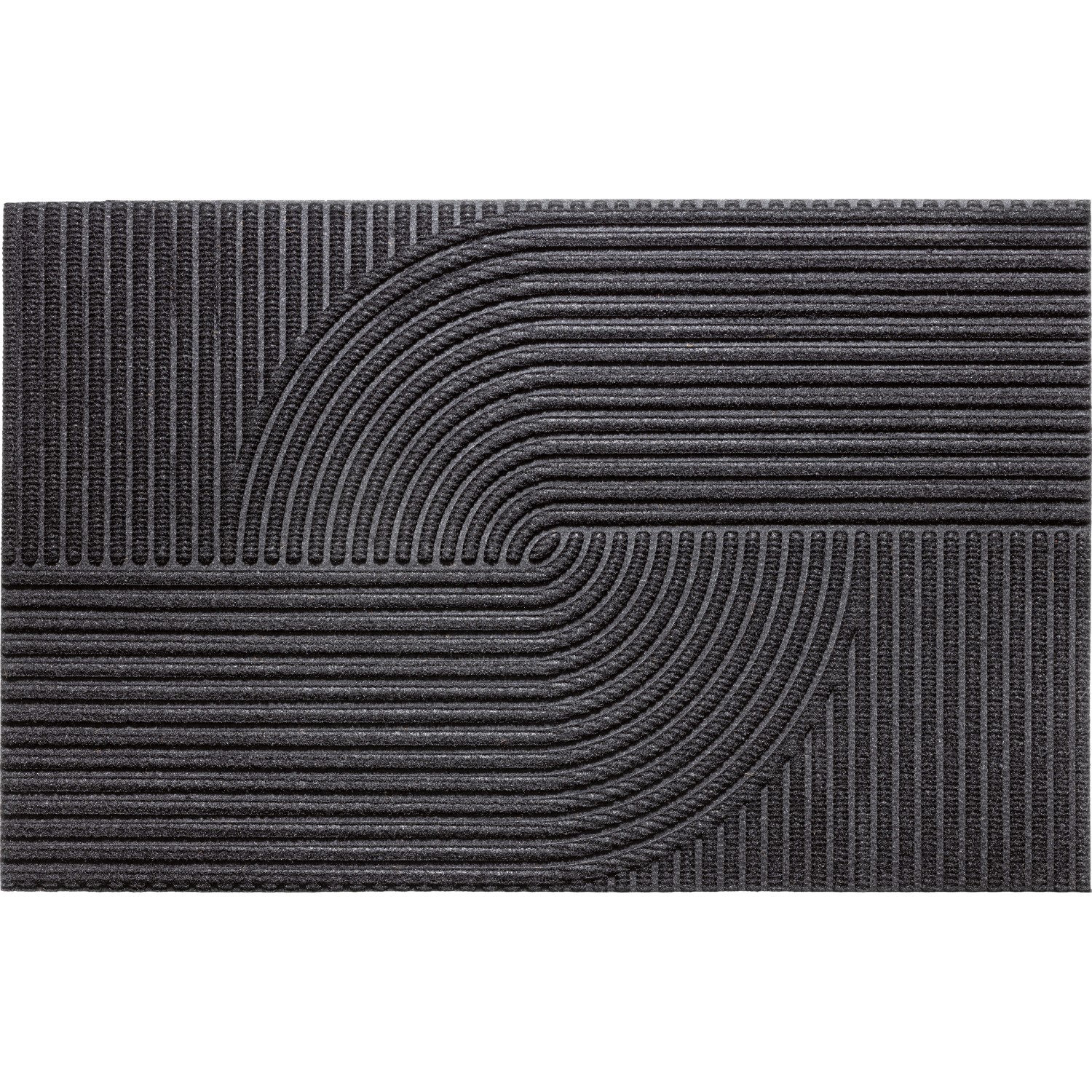 Texturált lábtörlő antracitszürke 60 cm x 90 cm Texturált lábtörlő antracitszürke 60 cm x 90 cm