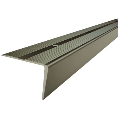 Arcansas lépcső szögidom alumínium 21 mm x 21 mm x 1000 mm bronz Arcansas lépcső szögidom alumínium 21 mm x 21 mm x 1000 mm bronz