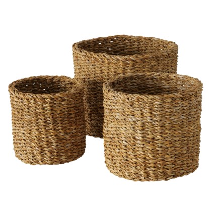 Boltze kosárkészlet Sophy 3 részes 20 cm x 25 cm x 20 cm natúr Boltze kosárkészlet Sophy 3 részes 20 cm x 25 cm x 20 cm natúr