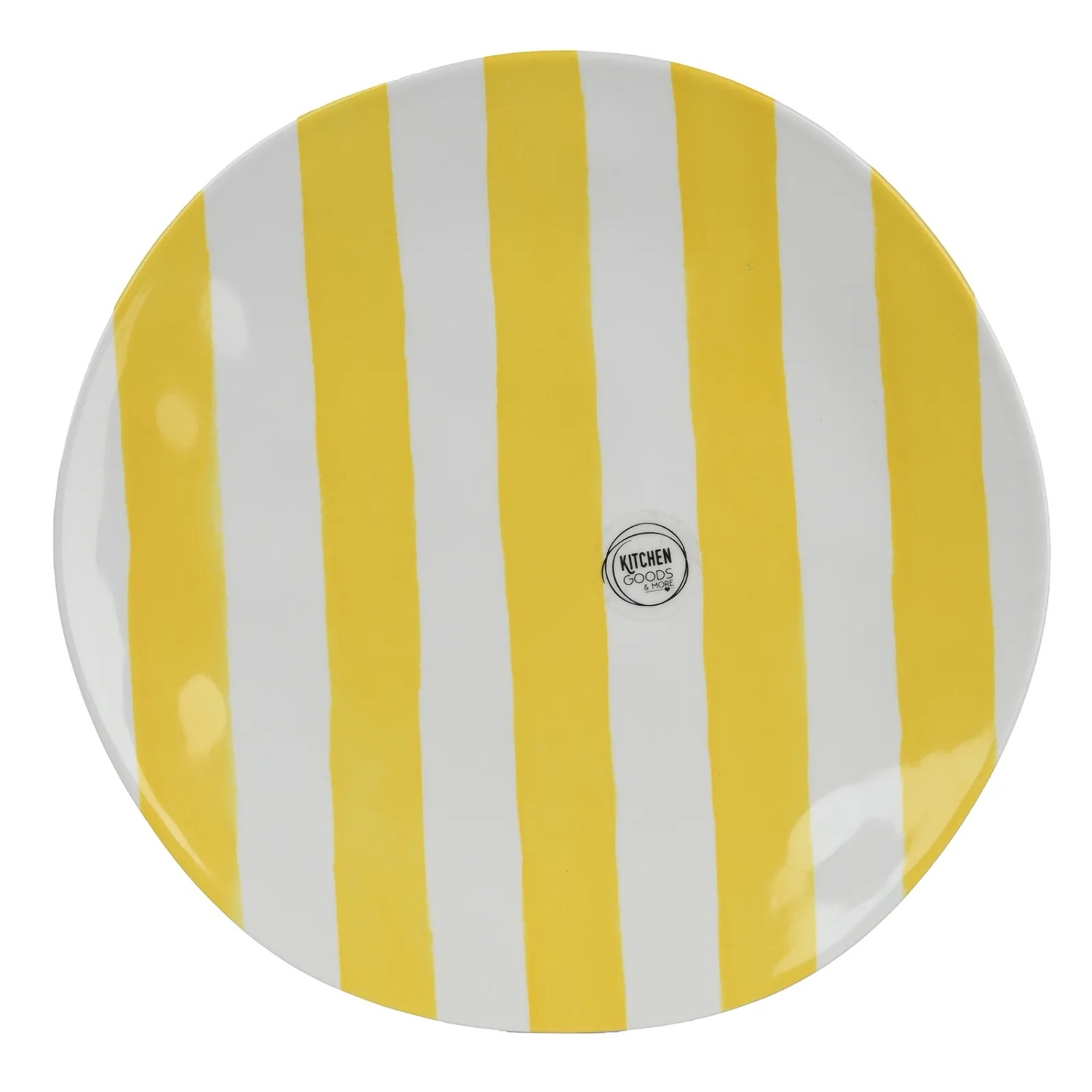 Melamin tányér kerek átmérő 27,8 cm x 2,2 cm sárga-fehér Melamin tányér kerek átmérő 27,8 cm x 2,2 cm sárga-fehér