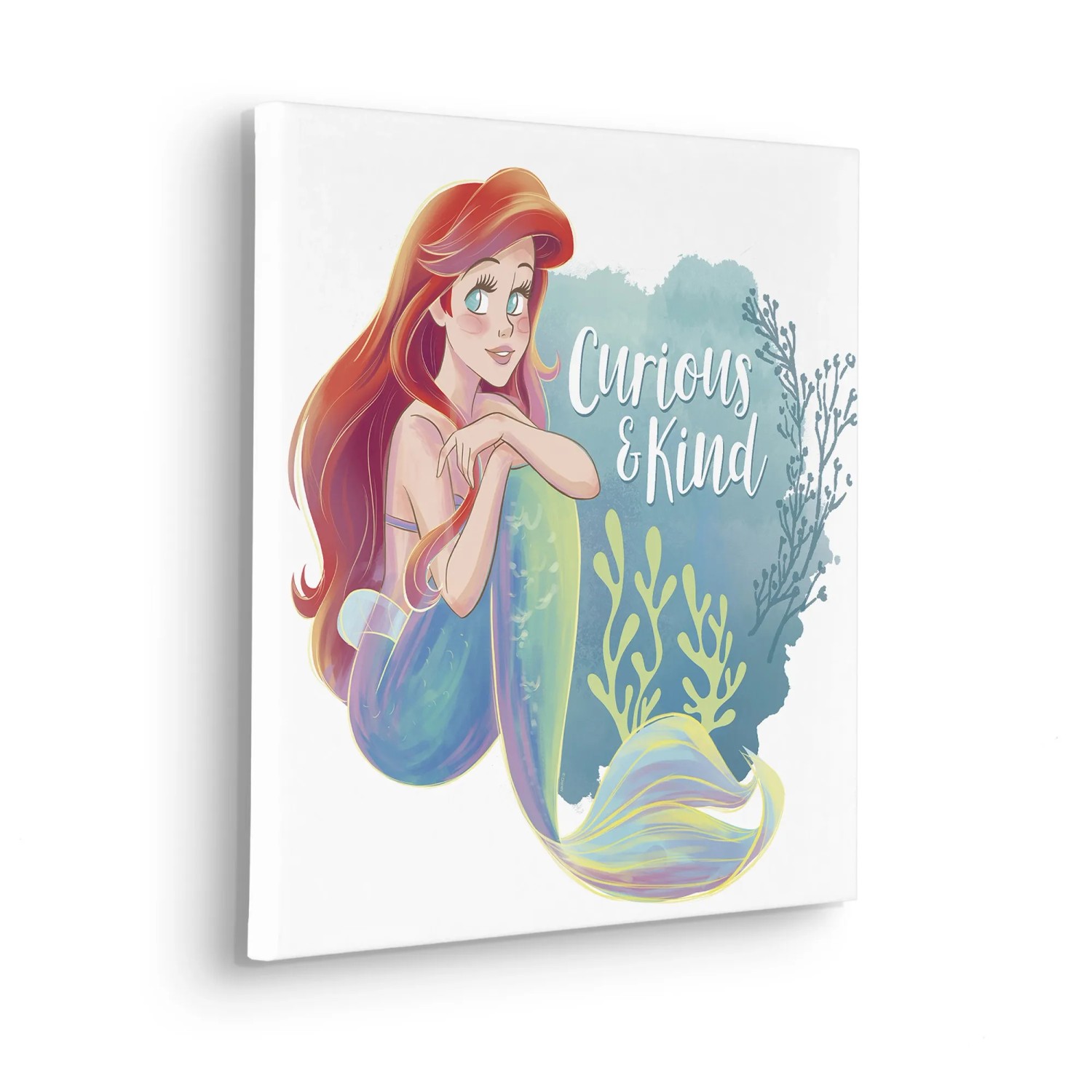 Komar Disney Ariel Curious & Kind feszített vászonkép kék Komar Disney Ariel Curious & Kind feszített vászonkép kék