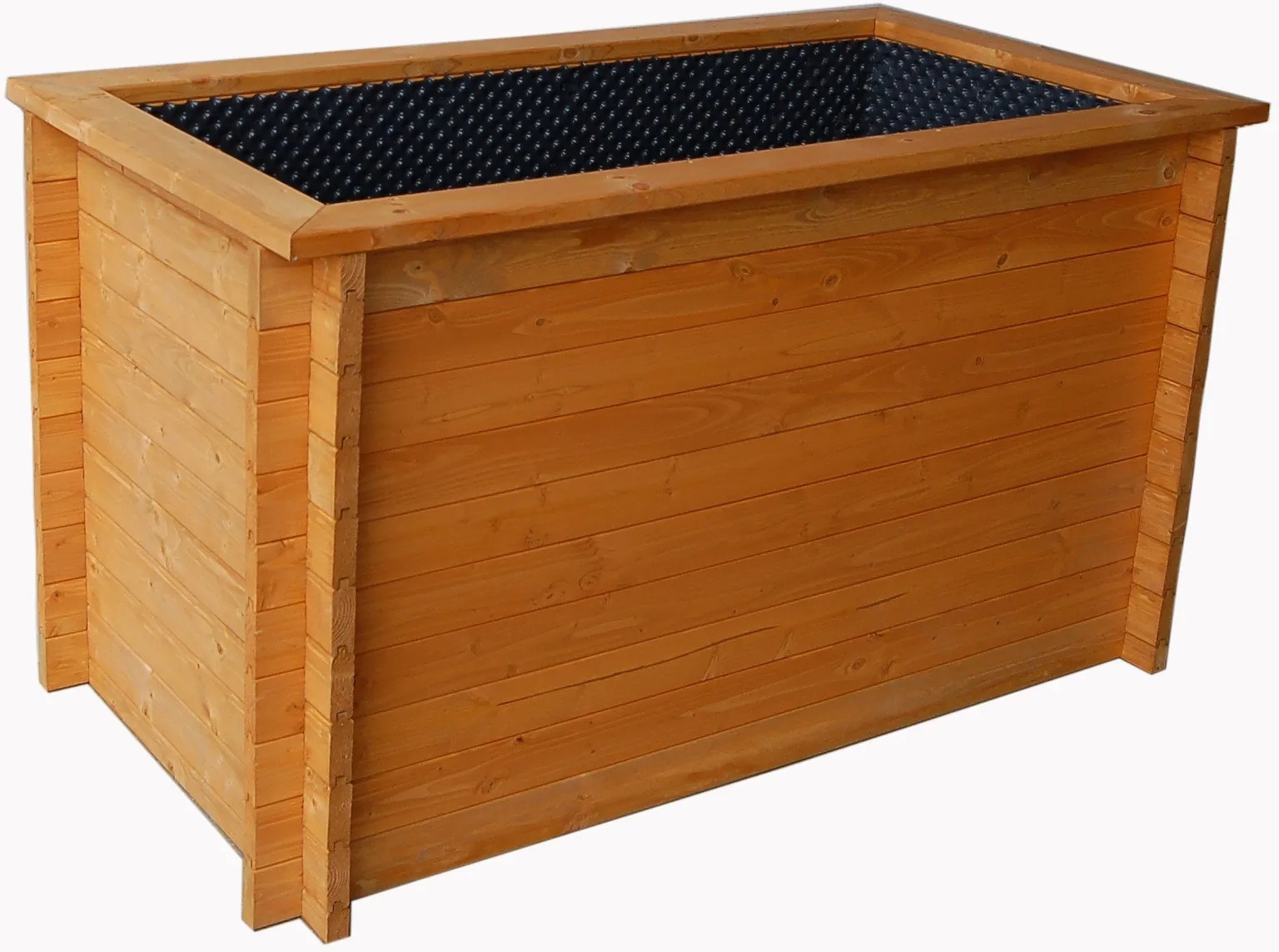 Gaspo Classic magaságyás, 130x80 cm, mézszínű fa, beleértve a nopp fóliát és a rágcsálók elleni védelmet. Gaspo Classic magaságyás, 130x80 cm, mézszínű fa, beleértve a nopp fóliát és a rágcsálók elleni védelmet.