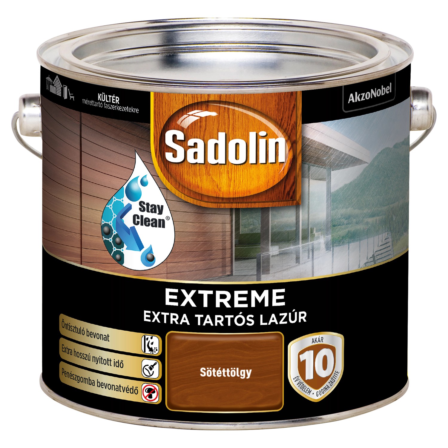 Sadolin Extreme extra tartós lazúr sötéttölgy 2,5 l Sadolin Extreme extra tartós lazúr sötéttölgy 2,5 l