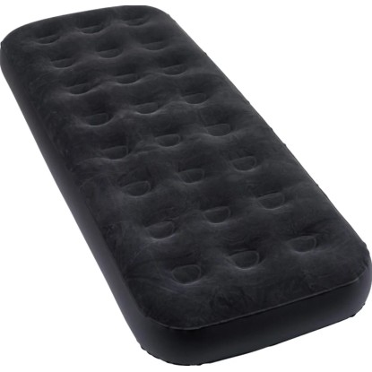 Felfújható vendégágy egyszemélyes 191 cm x 73 cm x 22 cm fekete Felfújható vendégágy egyszemélyes 191 cm x 73 cm x 22 cm fekete