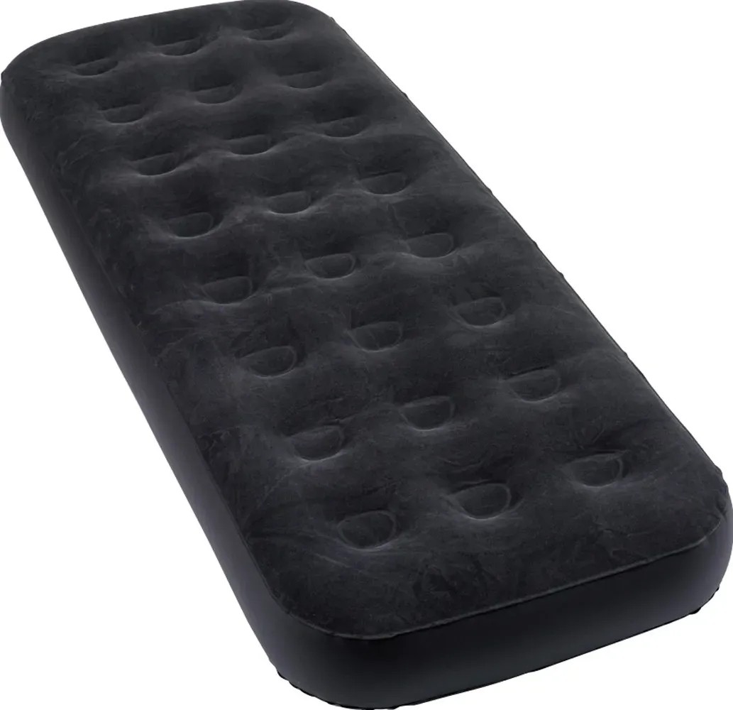Felfújható vendégágy egyszemélyes 191 cm x 73 cm x 22 cm fekete Felfújható vendégágy egyszemélyes 191 cm x 73 cm x 22 cm fekete