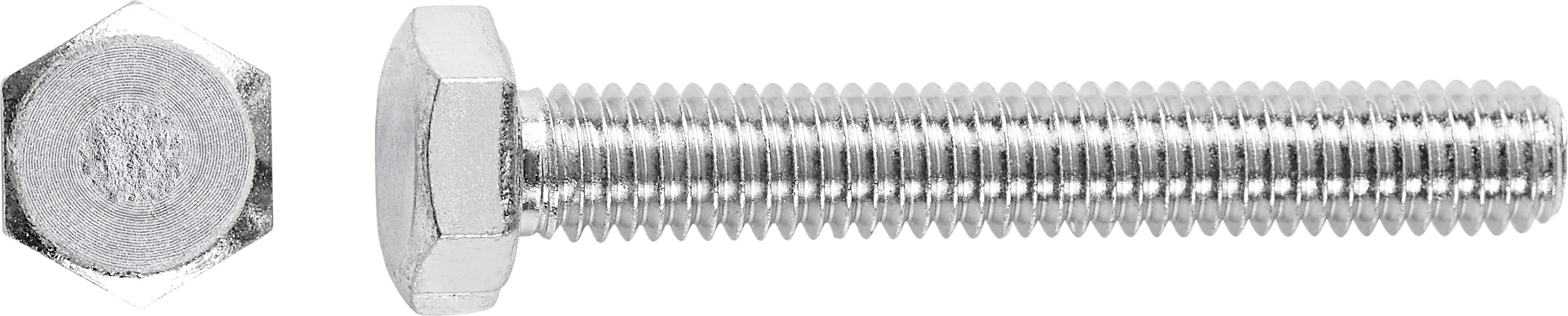 LUX gépcsavar M6 x 40 mm horganyzott végigmenetes 100 darab LUX gépcsavar M6 x 40 mm horganyzott végigmenetes 100 darab