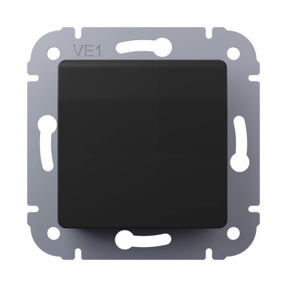 Vilma csatlakozóaljzat csapófedéllel matt Fekete Vilma csatlakozóaljzat csapófedéllel matt Fekete