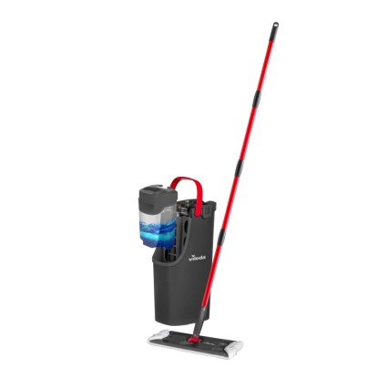 Vileda H2PrO lapos felmosó szett vödörrel, felmosóval és mikroszálas huzattal a higiénikus padlótisztításhoz. Vileda H2PrO lapos felmosó szett vödörrel, felmosóval és mikroszálas huzattal a higiénikus padlótisztításhoz.