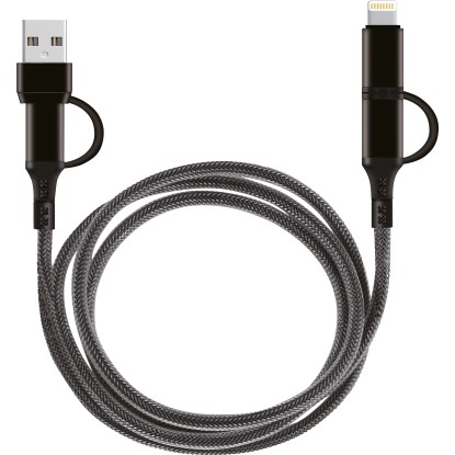USB töltő- és adatkábel Lightning csatlakozóval és USB Type-C-vel 1 m USB töltő- és adatkábel Lightning csatlakozóval és USB Type-C-vel 1 m