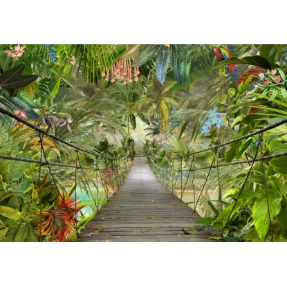 Komar fotótapéta Wild Bridge 368 cm x 254 cm Komar fotótapéta Wild Bridge 368 cm x 254 cm