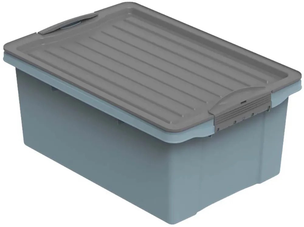 Rotho Compact A4 egymásba rakható tárolórekeszek 13 l kék Rotho Compact A4 egymásba rakható tárolórekeszek 13 l kék