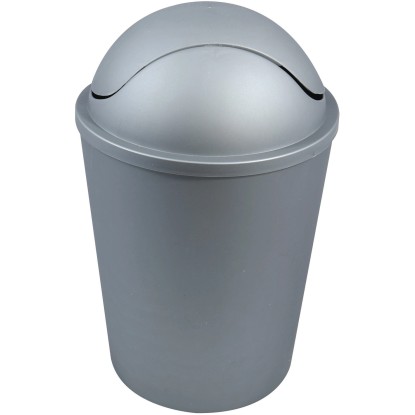 MSV lengőfedeles szemetes ezüst MSV lengőfedeles szemetes ezüst