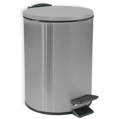 Spirella Adelar pedálos szemetes 3 l csiszolt Spirella Adelar pedálos szemetes 3 l csiszolt