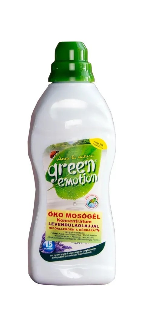 GREEN EMOTION ÖKO mosószer a levendula erejével 0,75 l GREEN EMOTION ÖKO mosószer a levendula erejével 0,75 l