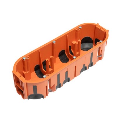 Gipszkarton szerelvénydoboz narancs membránnal sorolható 68 mm x 215 mm Gipszkarton szerelvénydoboz narancs membránnal sorolható 68 mm x 215 mm