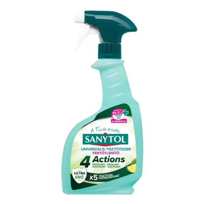 Sanytol 4Actions Fertőtlenítő-Tisztító Spray 500 ml Sanytol 4Actions Fertőtlenítő-Tisztító Spray 500 ml