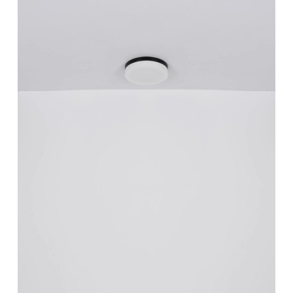 Fekete, kerek Globo kültéri mennyezeti lámpa opál üveggel, 2 izzós. Modern design kültéri használatra. Fekete, kerek Globo kültéri mennyezeti lámpa opál üveggel, 2 izzós. Modern design kültéri használatra.