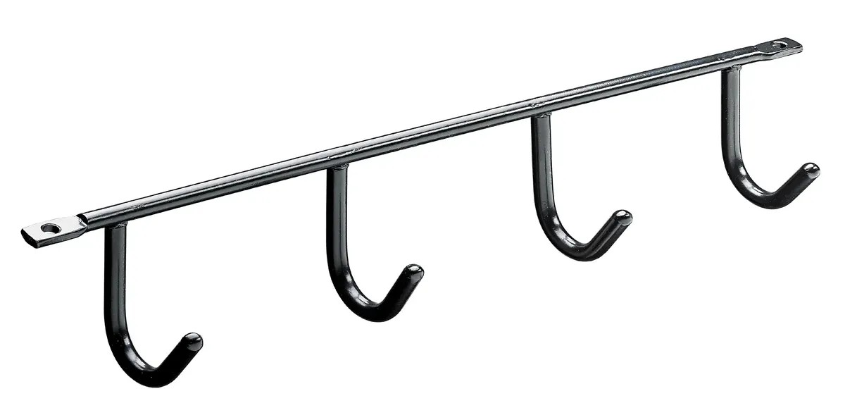 Hettich fogassor 4 x fém fekete 200 mm x 52 mm x 35 mm 1 db Hettich fogassor 4 x fém fekete 200 mm x 52 mm x 35 mm 1 db