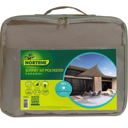 Sunnet Kit polyester napvitorla barna 3,6 m x 3,6 m x 3,6 m Sunnet Kit polyester napvitorla barna 3,6 m x 3,6 m x 3,6 m