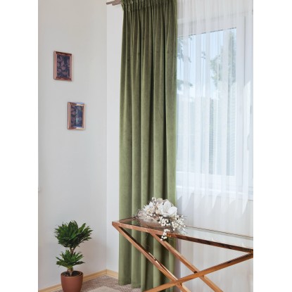 Oscar készfüggöny zöld dekor 140 cm x 250 cm Oscar készfüggöny zöld dekor 140 cm x 250 cm