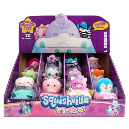 Squishville mini plüss járműben 5 cm Squishville mini plüss járműben 5 cm