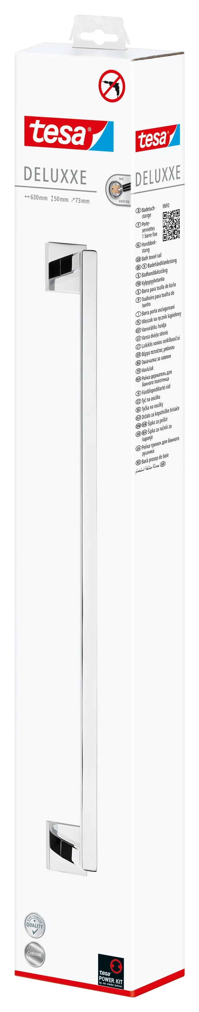 tesa Deluxxe törölközőtartó rúd tesa Deluxxe törölközőtartó rúd