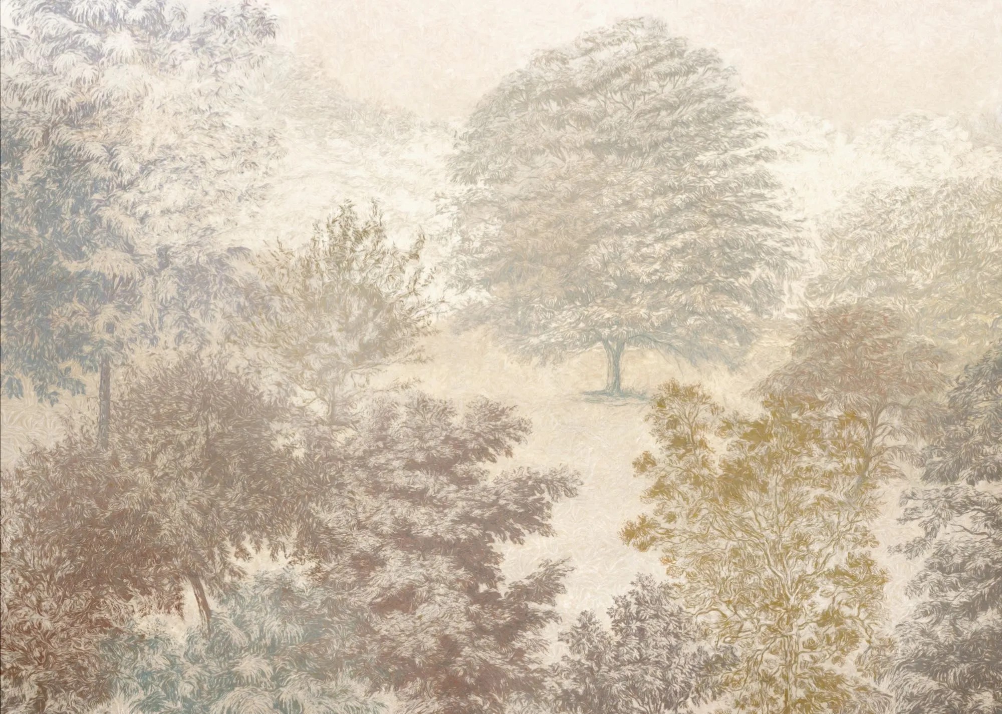 Komar Őszi erdő vliestapéta 350 cm x 250 cm Komar Őszi erdő vliestapéta 350 cm x 250 cm
