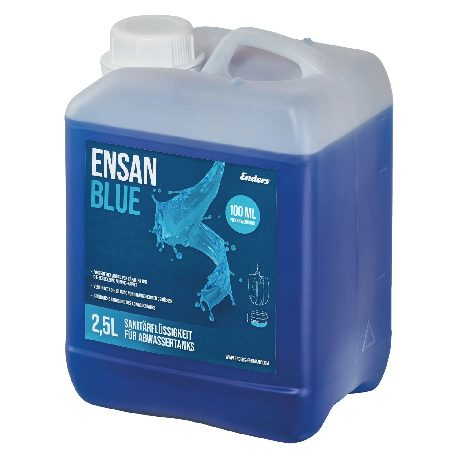 Enders Ensan Blue szennyvízkezelő készítmény 2,5 l Enders Ensan Blue szennyvízkezelő készítmény 2,5 l