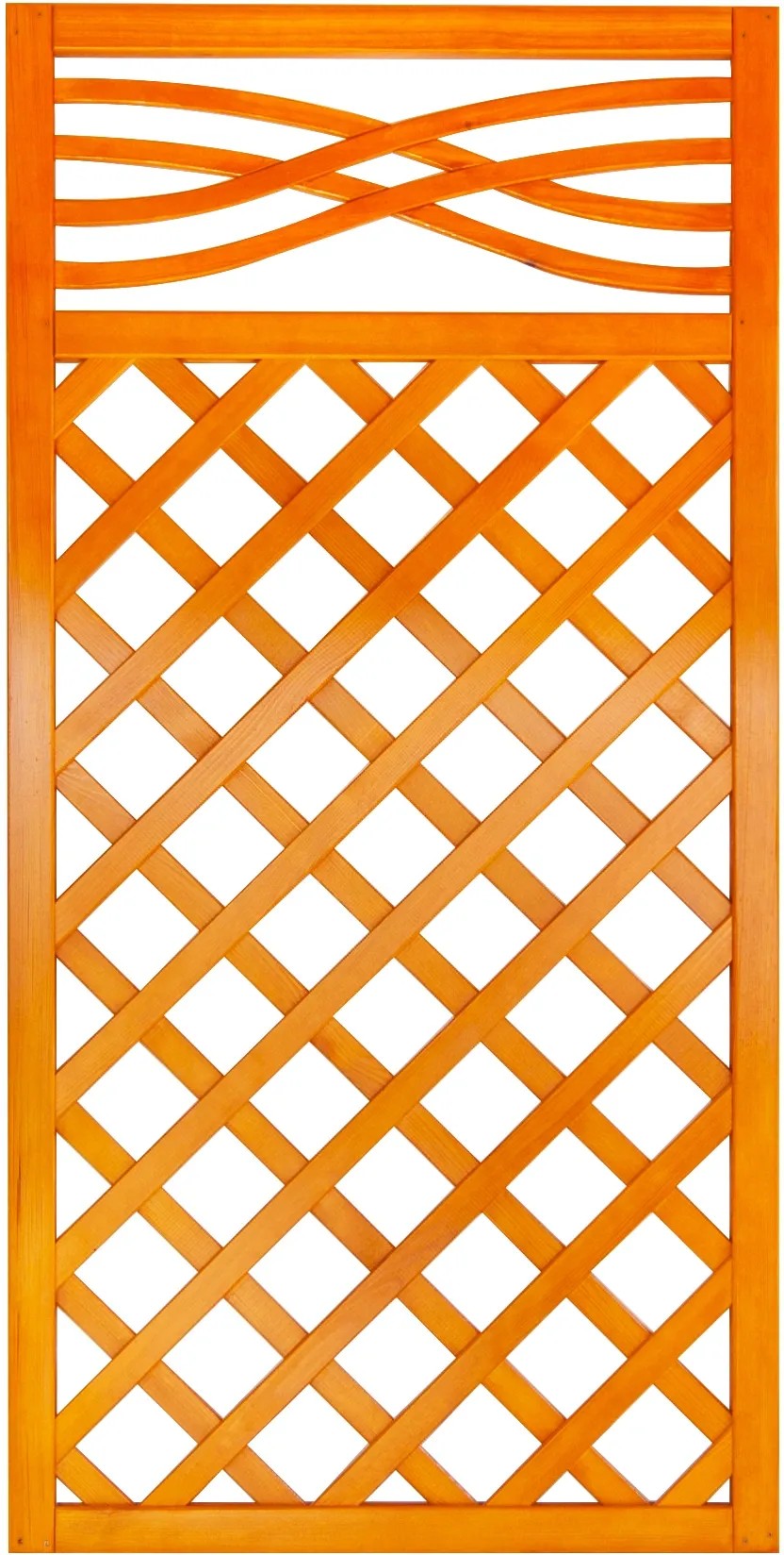 Malaga rácsos kerítéselem 180 cm x 90 cm mandulafenyő Malaga rácsos kerítéselem 180 cm x 90 cm mandulafenyő