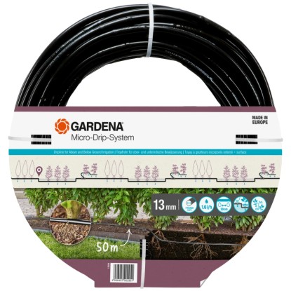 Gardena MD csepegtető cső növénysorokhoz, süllyeszthető 13 mm / 50 m Gardena MD csepegtető cső növénysorokhoz, süllyeszthető 13 mm / 50 m