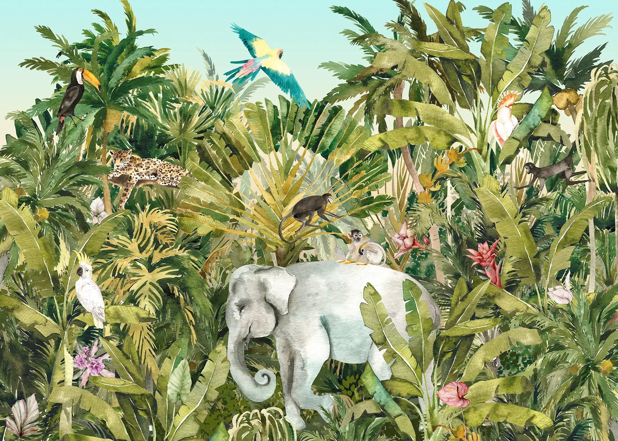 Komar nemszőtt fotótapéta Jungle Expedition 350 cm x 250 cm Komar nemszőtt fotótapéta Jungle Expedition 350 cm x 250 cm