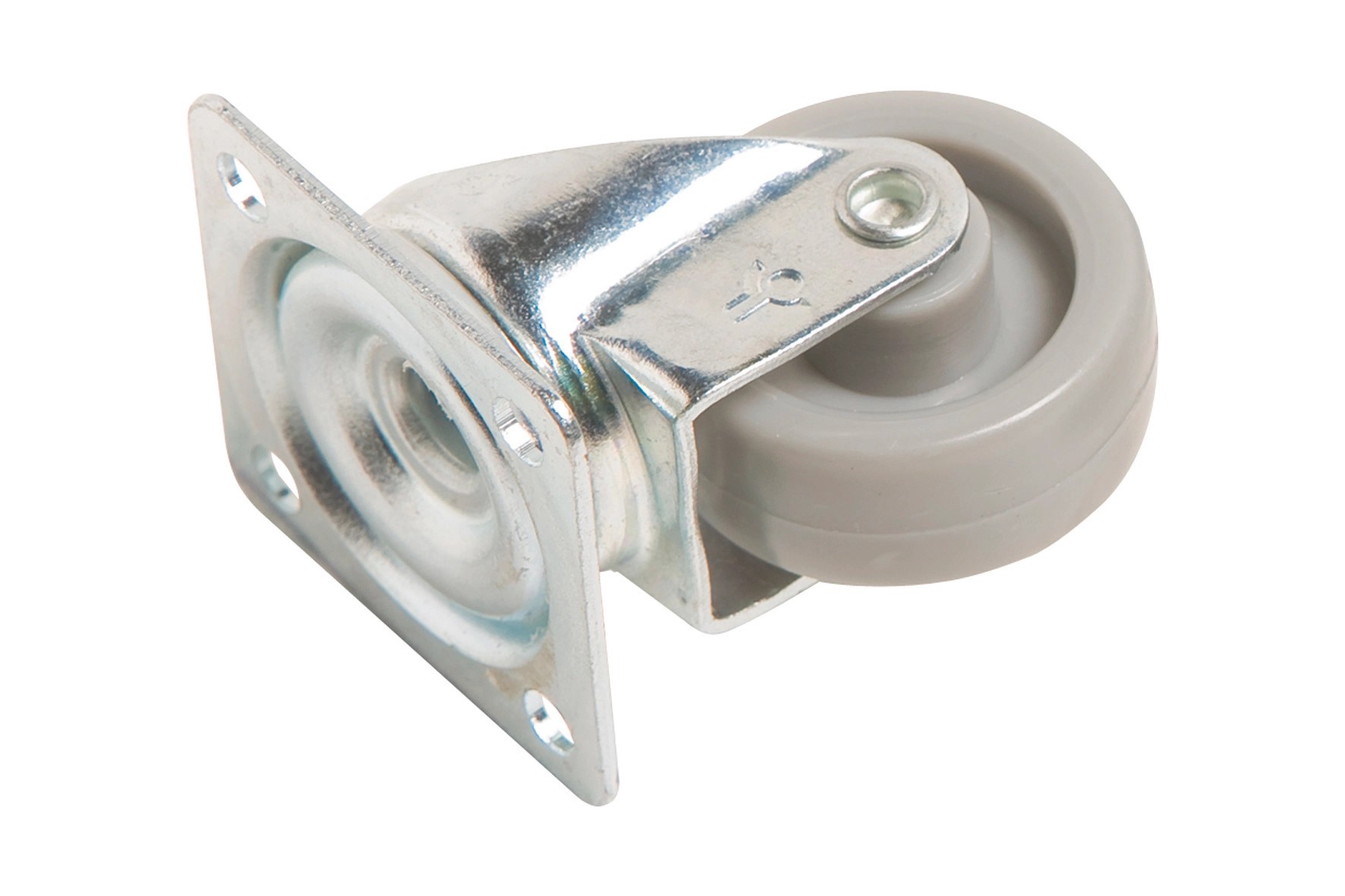 Önbeálló bútorgörgő lemezzel és puha kerékkel, 36 mm, 35 kg Önbeálló bútorgörgő lemezzel és puha kerékkel, 36 mm, 35 kg