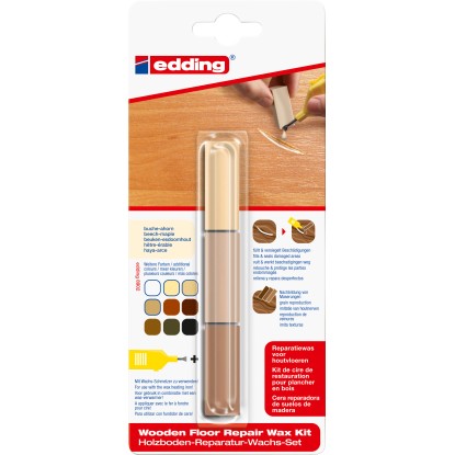 Edding 8902 padlójavító wax készlet bükk/juhar Edding 8902 padlójavító wax készlet bükk/juhar