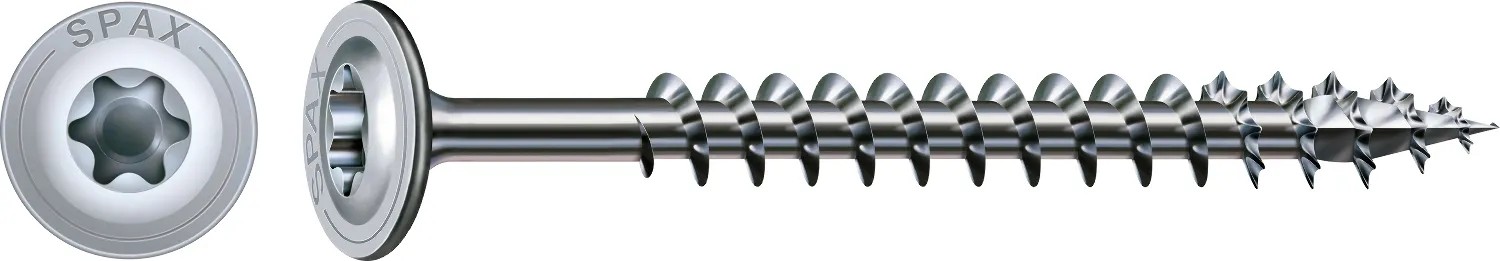 Spax T-Star tányérfejű facsavar plus-behajtással 8 mm x 80 mm 20 darab Spax T-Star tányérfejű facsavar plus-behajtással 8 mm x 80 mm 20 darab