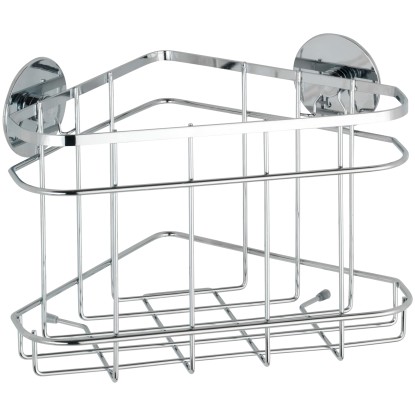 Wenko Turbo-Loc sarokkosár, rozsdamentes acél, fényes Wenko Turbo-Loc sarokkosár, rozsdamentes acél, fényes