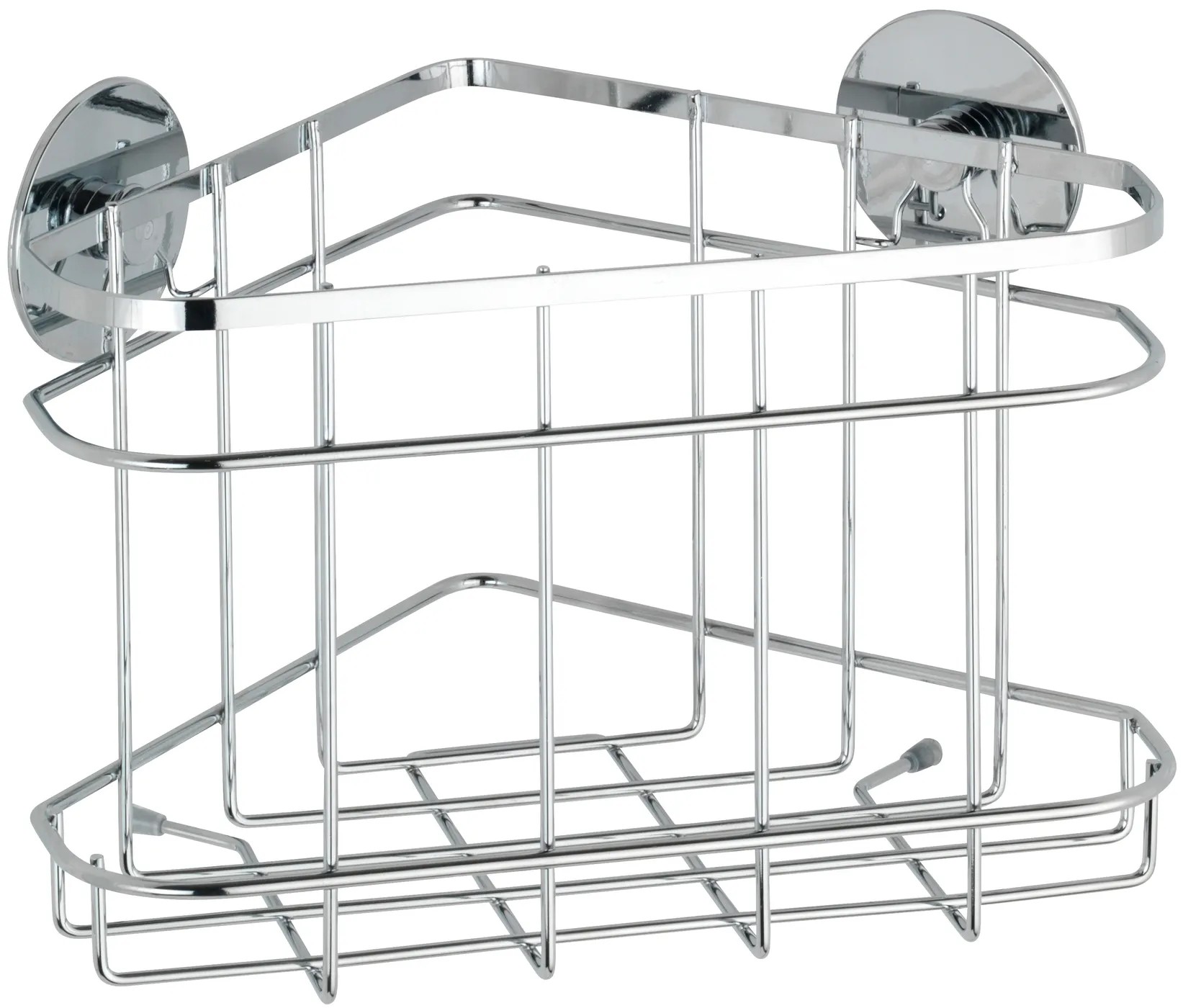 Wenko Turbo-Loc sarokkosár, rozsdamentes acél, fényes Wenko Turbo-Loc sarokkosár, rozsdamentes acél, fényes