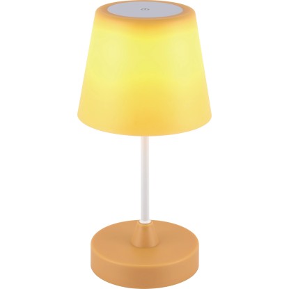 LED-es asztali lámpa sárga-fehér akkumulátoros üzemű LED-es asztali lámpa sárga-fehér akkumulátoros üzemű