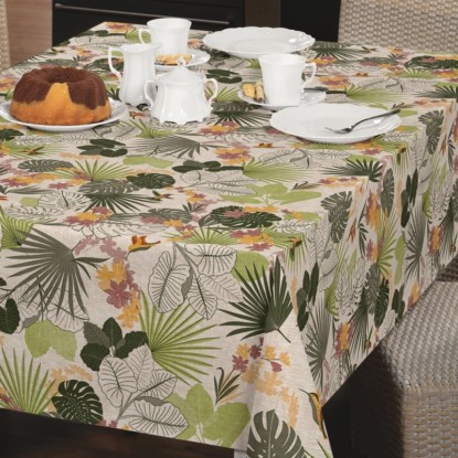Rex Deco viaszosvászon terítő dzsungel 140 cm széles méteráru Rex Deco viaszosvászon terítő dzsungel 140 cm széles méteráru
