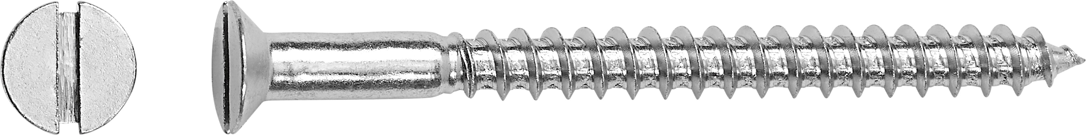 Süllyesztettfejű facsavar egyhornyú fejjel 5 mm x 50 mm 10 darab Süllyesztettfejű facsavar egyhornyú fejjel 5 mm x 50 mm 10 darab