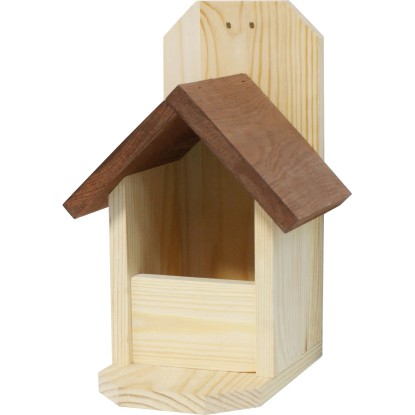 Mókusetető mandulafenyőből 19 cm x 19 cm Mókusetető mandulafenyőből 19 cm x 19 cm