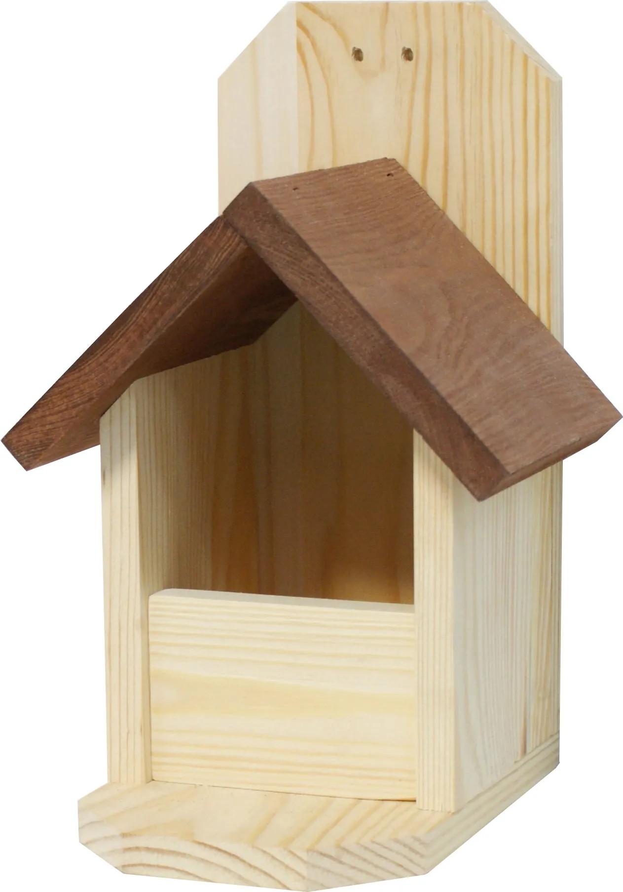 Mókusetető mandulafenyőből 19 cm x 19 cm Mókusetető mandulafenyőből 19 cm x 19 cm