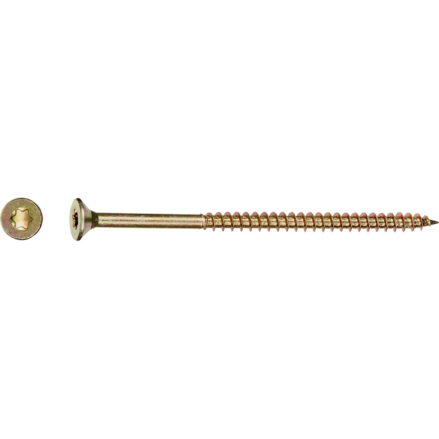 süllyesztettfejű univerzális csavar TX-behajtás 6 mm x 100 mm 100 db süllyesztettfejű univerzális csavar TX-behajtás 6 mm x 100 mm 100 db